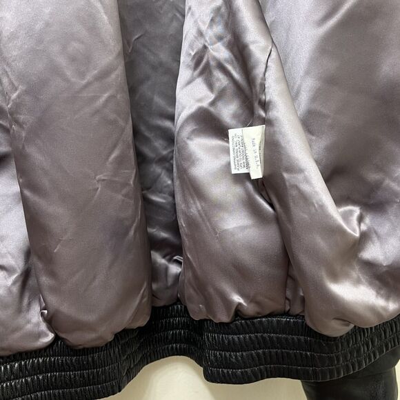 Collectible Vintage Nike Big Swoosh Varisty Leather Bomber Jacket – Size XXL - Picture 10 of 16